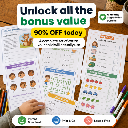 NeuroKids™ Mega Learning Bundle: Math, Reading & Life Skills