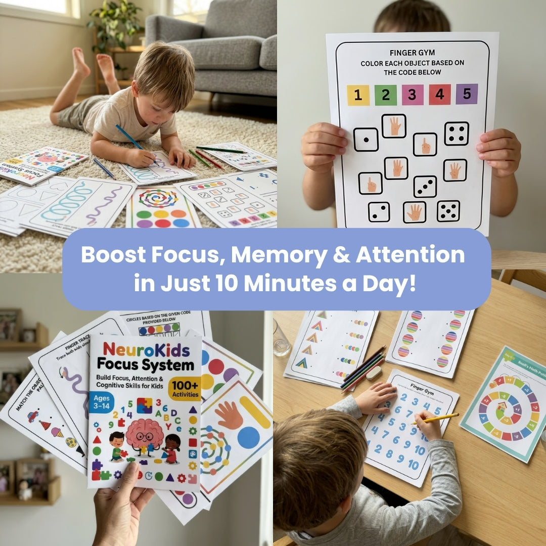 NeuroKids™ +100 Aktivitäten zur Förderung von Aufmerksamkeit, Konzentration und Lernfähigkeit