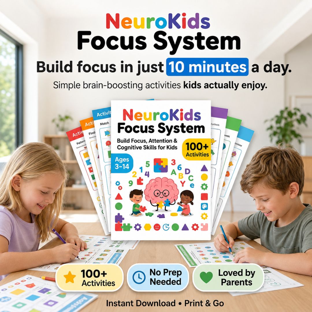 NeuroKids™ +100 Aktivitäten zur Förderung von Aufmerksamkeit, Konzentration und Lernfähigkeit